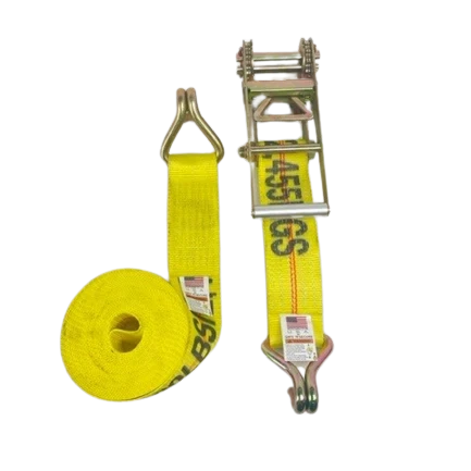 Heavy-Duty Ratchet Assembly with Wire Hooks – 3inch x 30feet, 5,400 lbs Load Capacity – Secure & Durable Cargo Straps CasterHQ