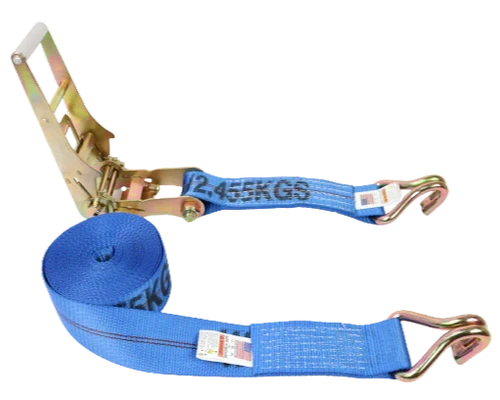 Heavy-Duty Ratchet Assembly with Wire Hooks – 3inch x 30feet, 5,400 lbs Load Capacity – Secure & Durable Cargo Straps CasterHQ