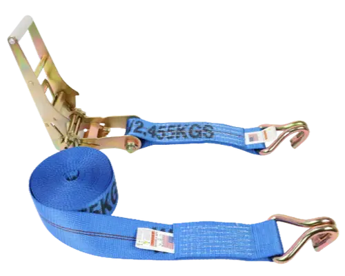 Heavy-Duty Ratchet Assembly with Wire Hooks - 3inch x 30feet, 5,400 lbs Load Capacity - Secure & Durable Cargo Straps -  | CasterHQ