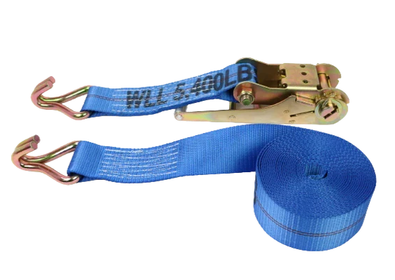 Heavy-Duty Ratchet Assembly with Wire Hooks – 3inch x 30feet, 5,400 lbs Load Capacity – Secure & Durable Cargo Straps CasterHQ