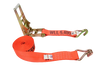 Heavy-Duty Ratchet Assembly with Wire Hooks – 3inch x 30feet, 5,400 lbs Load Capacity – Secure & Durable Cargo Straps CasterHQ