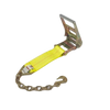 4" Heavy Duty Ratchet Strap with Chain End CasterHQ