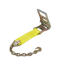 4" Heavy Duty Ratchet Strap with Chain End CasterHQ