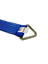 4" x 1' Heavy Duty Ratchet Strap Short End with D-Ring CasterHQ