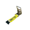 4" Ratchet Strap with Flat Hook - Long Handle CasterHQ
