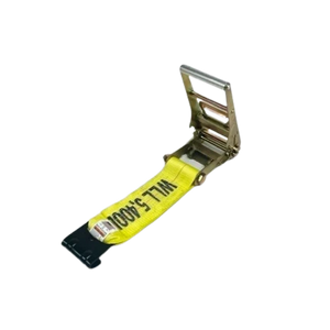 4" Ratchet Strap with Flat Hook - Long Handle CasterHQ
