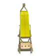 4" Ratchet Strap with Wire Hook - 5,400lbs WLL, Long Handle CasterHQ