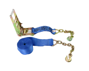 Heavy-Duty Ratchet Assembly A-4X30RCE18 - 4x30’ with 5,400 lbs Load Capacity & Chain Ends | Reliable Towing and Binding CasterHQ