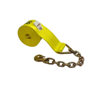Heavy-Duty Ratchet Assembly A-4X30RCE18 - 4x30’ with 5,400 lbs Load Capacity & Chain Ends | Reliable Towing and Binding CasterHQ