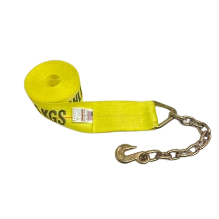 Heavy-Duty Ratchet Assembly A-4X30RCE18 - 4x30’ with 5,400 lbs Load Capacity & Chain Ends | Reliable Towing and Binding CasterHQ