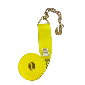 Heavy-Duty Ratchet Assembly A-4X30RCE18 - 4x30’ with 5,400 lbs Load Capacity & Chain Ends | Reliable Towing and Binding CasterHQ