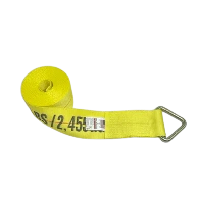 A-4X30RDR 4-Inch x 30-Foot Ratchet Strap with D-Rings - Heavy-Duty 5,400 lbs Load Capacity CasterHQ