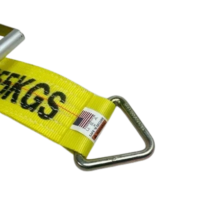 A-4X30RDR 4-Inch x 30-Foot Ratchet Strap with D-Rings - Heavy-Duty 5,400 lbs Load Capacity CasterHQ