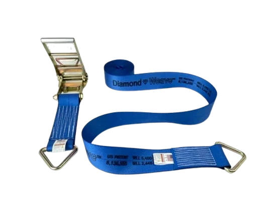 High-Capacity A-4X30RDR-DW - 4inch x 30feet Ratchet Strap Assembly with D-Rings-BEST for Heavy-Duty Applications CasterHQ