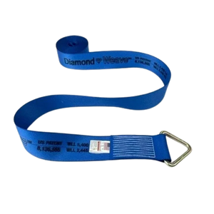 High-Capacity A-4X30RDR-DW - 4inch x 30feet Ratchet Strap Assembly with D-Rings-BEST for Heavy-Duty Applications CasterHQ