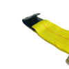 Heavy-Duty Ratchet Strap Assembly 4"x30' with Flat Hooks – 5,400 lbs Load Capacity | A-4X30RFH CasterHQ