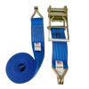 4inch x 30feet Ratchet Tie Down Strap with Wire Hooks - 5,400 lbs Load Capacity | Heavy Duty Cargo Securement CasterHQ