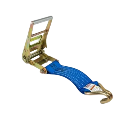 4inch x 30feet Ratchet Tie Down Strap with Wire Hooks - 5,400 lbs Load Capacity | Heavy Duty Cargo Securement CasterHQ