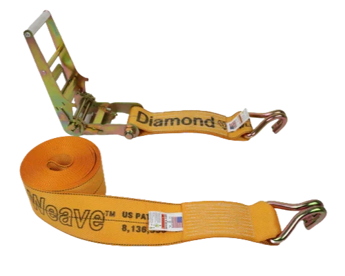 4inch x 30feet Ratchet Tie Down Strap with Wire Hooks - 5,400 lbs Load Capacity | Heavy Duty Cargo Securement CasterHQ