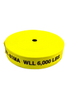 4" AAR Approved Polyester Webbing - 6000 lbs Working Load Limit, 300ft Roll CasterHQ