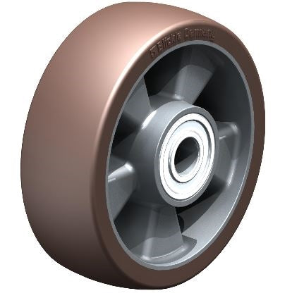 6" x 2-1/8" Blickle Besthane Polyurethane Tread Caster Wheel with Aluminum Center and 240 lbs Load Capacity Blickle