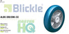 8" x 2" Heavy duty wheel with Blickle Besthane Soft polyurethane tread, with aluminum wheel center, extra crowned Blickle