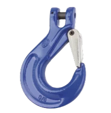 AS-8418400 - 3/8" G100 Peerless Clevis Sling Hook with Latch - High Load Capacity of 8,800 lbs for Heavy-Duty Lifting and Rigging Applications SAFE 'N SECURE LLC