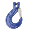 Peerless Clevis Sling Hook AS-8418600 - 1/2" G100 with Safety Latch, 15,000 lbs Load Capacity SAFE 'N SECURE LLC