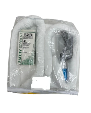 AS-BAGSK1-W Portable Oil Only Spill Kit with Supersorbent - Quick and Efficient Spill Response Solution SAFE 'N SECURE LLC