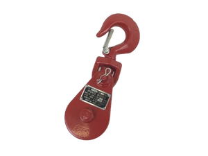 2 Ton Snatch Block with Swivel Snap Hook for 5/16" to 3/8" Wire Rope (AS-DB-SBD-H-2T-3S) CasterHQ