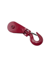 4 Ton Snatch Block with 4" Sheave, Swivel Snap Hook for 3/8" - 1/2" Rope, 12.4 lbs CasterHQ