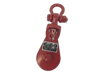 2 Ton Snatch Block with Shackle for 5/16" to 3/8" Wire Rope, 3" Sheave, 4.8 lbs CasterHQ