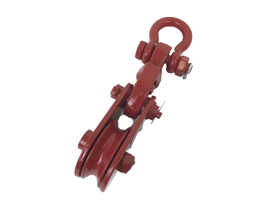 2 Ton Snatch Block with Shackle for 5/16" to 3/8" Wire Rope, 3" Sheave, 4.8 lbs CasterHQ