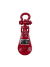4 Ton Snatch Block with Shackle - 4.5" Sheave for 3/8" to 1/2" Rope CasterHQ