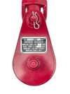 4 Ton Snatch Block with Shackle - 4.5" Sheave for 3/8" to 1/2" Rope CasterHQ