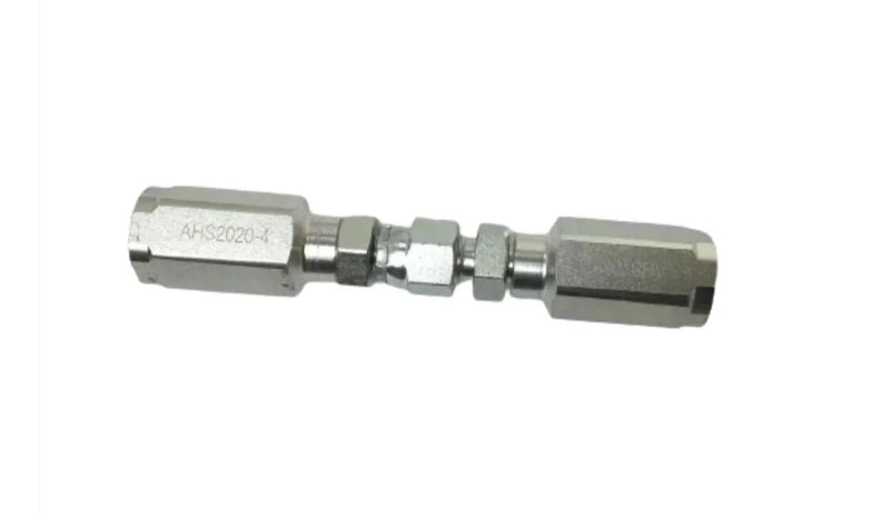 AS-HRK-AHS2020-4 - Reusable 1/4" Hydraulic Hose Repair Kit - Single # 4, High-Pressure Solution up to 4,000 PSI SAFE 'N SECURE LLC