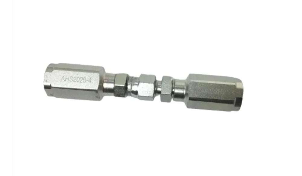 AS-HRK-AHS2020-4 - Reusable 1/4" Hydraulic Hose Repair Kit - Single # 4, High-Pressure Solution up to 4,000 PSI SAFE 'N SECURE LLC