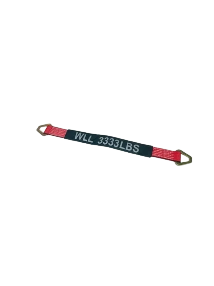 2" x 24" Axle Strap with D-Rings and Protective Cordura Sleeve - Heavy Duty Tie Down Strap for Hauling Cars, Trucks, UTVs CasterHQ