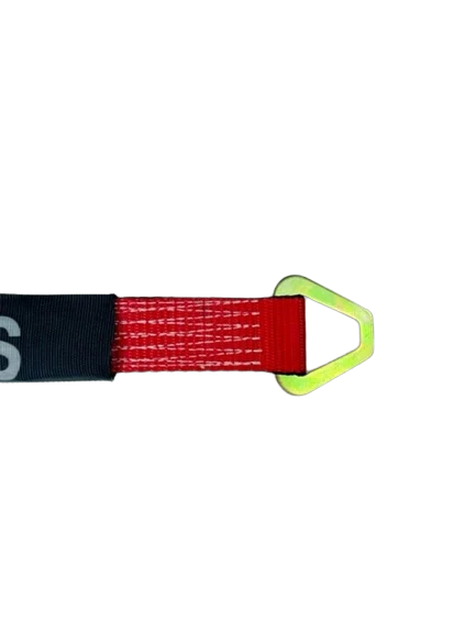 2" x 24" Axle Strap with D-Rings and Protective Cordura Sleeve - Heavy Duty Tie Down Strap for Hauling Cars, Trucks, UTVs CasterHQ