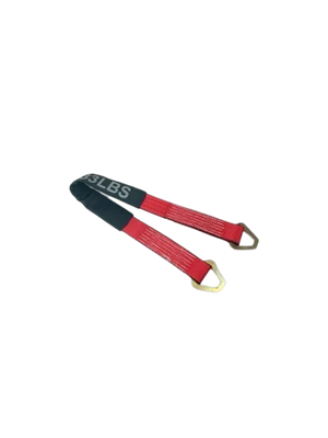 2" x 36" Premium Axle Strap with D-Rings and Protective Cordura Sleeve for Heavy-Duty Tie-Down CasterHQ