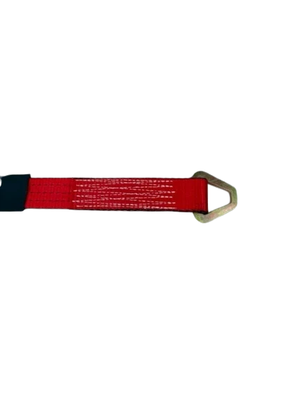 2" x 36" Premium Axle Strap with D-Rings and Protective Cordura Sleeve for Heavy-Duty Tie-Down CasterHQ