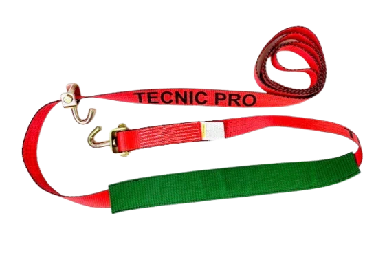 AS-KK2X14SSJRLPT Heavy-Duty Cargo Strap, 2 Inch x 14 Foot - Swivel J Hook & Low Profile Sleeve, 3,333 lbs Load Capacity SAFE 'N SECURE LLC