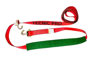 AS-KK2X14SSJRLPT Heavy-Duty Cargo Strap, 2 Inch x 14 Foot - Swivel J Hook & Low Profile Sleeve, 3,333 lbs Load Capacity SAFE 'N SECURE LLC