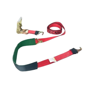 3333 lb AS-KKDJ10RLPT Ratchet Tie Down 2" x 11' Wire Hooks