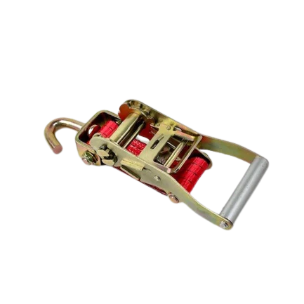 AS-KKSJ10RT Ratchet Tie-Down Assembly - 2" x 11' with Swivel J-Hooks, 3,333 lbs Load Capacity, Rubber Cleats & Stoppers SAFE 'N SECURE LLC