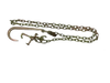 5/16" x 10' G70 Towing Safety Chain with 15" J-Hook, RTJ Cluster Hook & Grab Hook CasterHQ