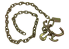 AS-KTC014C - 5/16" x 6' G70 Auto Transport Chain with Cluster Hook: High Load Capacity and Durability SAFE 'N SECURE LLC