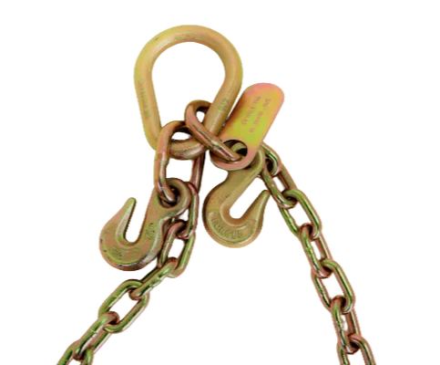 AS-KTC103A 24-Inch V-Bridle Chain Towing Kit with 15" J & Mini J Hooks - 4700 lbs Load Capacity SAFE 'N SECURE LLC