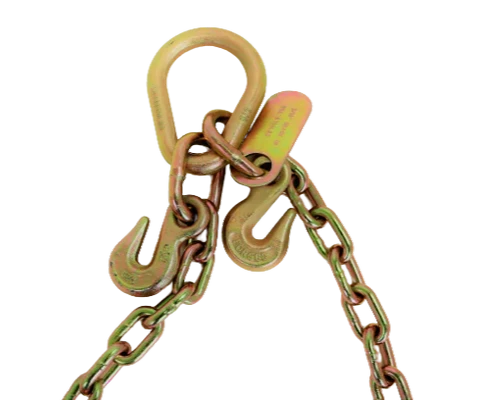 AS-KTC103A 24-Inch V-Bridle Chain Towing Kit with 15" J & Mini J Hooks - 4700 lbs Load Capacity SAFE 'N SECURE LLC