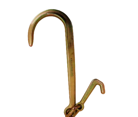 AS-KTC103A 24-Inch V-Bridle Chain Towing Kit with 15" J & Mini J Hooks - 4700 lbs Load Capacity SAFE 'N SECURE LLC